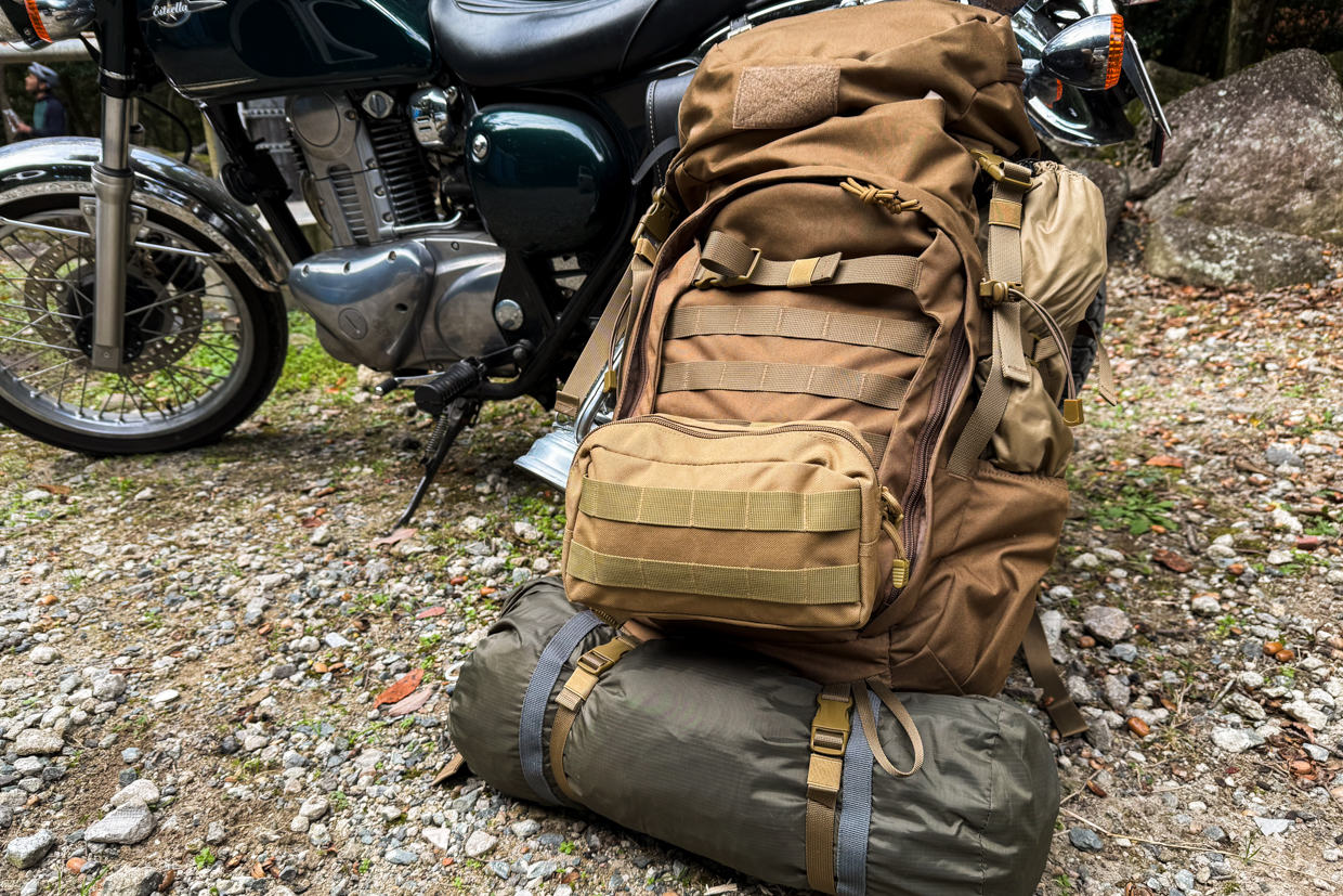 徒歩ソロキャンプのバックパック容量はどれくらい？50Lがちょうどよかった理由