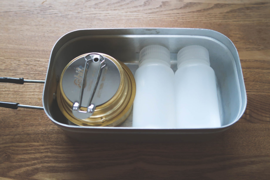 メスティンとアルコールストーブ